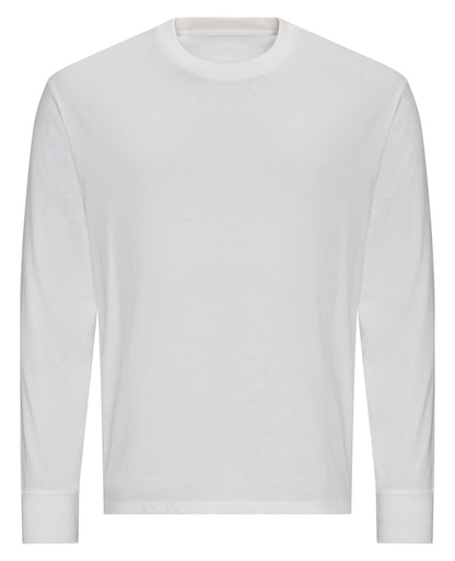 Tee-shirt oversize manches longues — coloris White #Couleur_White