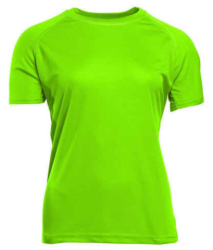 Tee-shirt respirant femme 140 g/m²  — coloris Fluorescent Green #Couleur_Fluorescent-Green