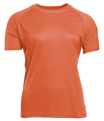 Tee-shirt respirant femme 140 g/m²  — coloris Fluorescent Orange #Couleur_Fluorescent-Orange