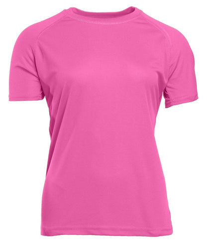 Tee-shirt respirant femme 140 g/m²  — coloris Fluorescent Pink #Couleur_Fluorescent-Pink