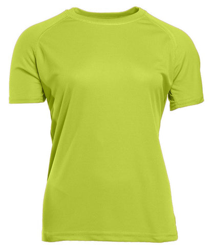 Tee-shirt respirant femme 140 g/m²  — coloris Fluorescent Yellow #Couleur_Fluorescent-Yellow