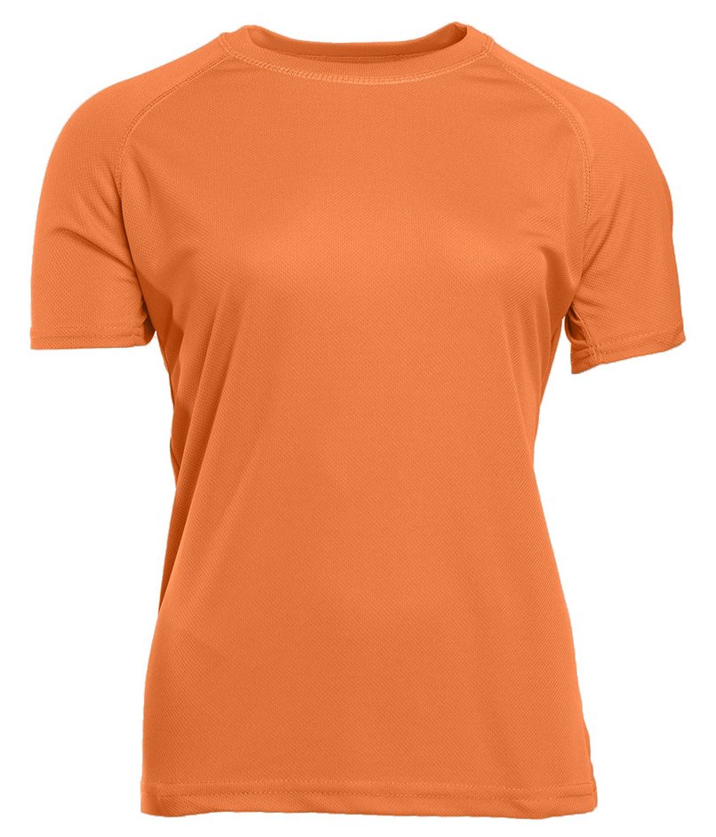 Tee-shirt respirant femme 140 g/m²  — coloris Orange #Couleur_Orange