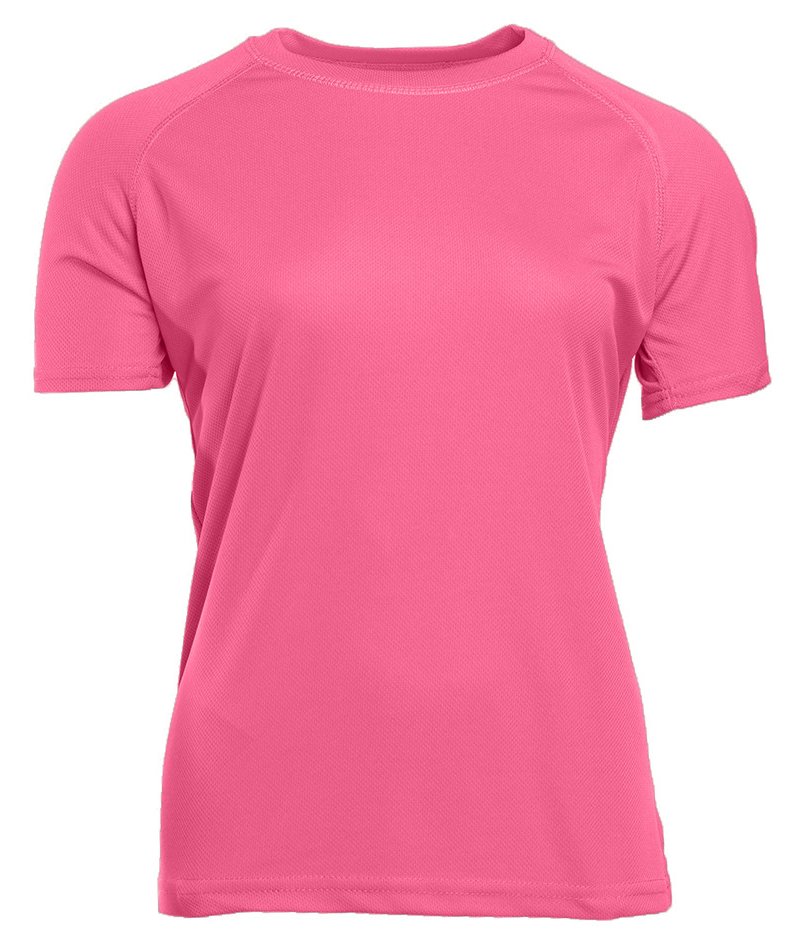 Tee-shirt respirant femme 140 g/m²  — coloris Pink #Couleur_Pink