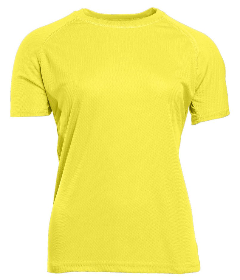 Tee-shirt respirant femme 140 g/m²  — coloris Yellow #Couleur_Yellow
