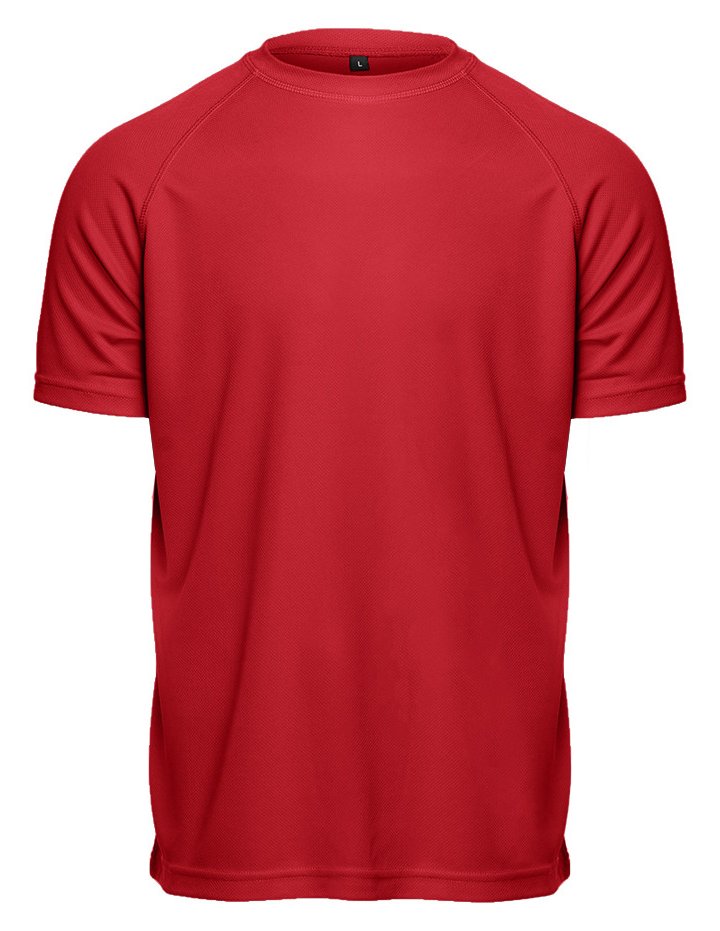 Tee-shirt respirant homme 140 g/m²  — coloris Bright Red #Couleur_Bright-Red