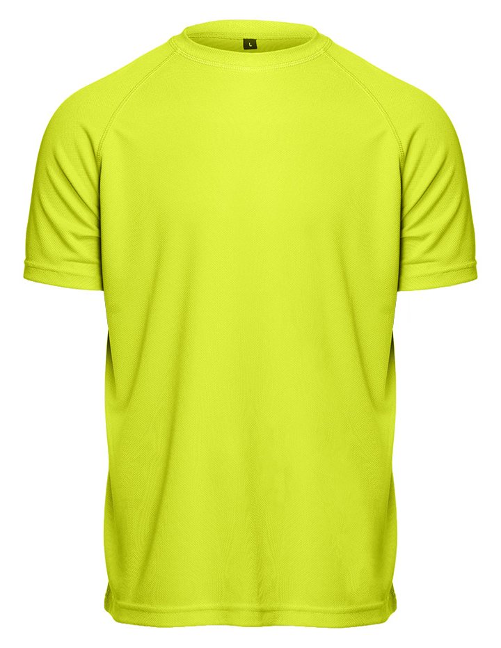Tee-shirt respirant homme 140 g/m²  — coloris Fluorescent Yellow #Couleur_Fluorescent-Yellow