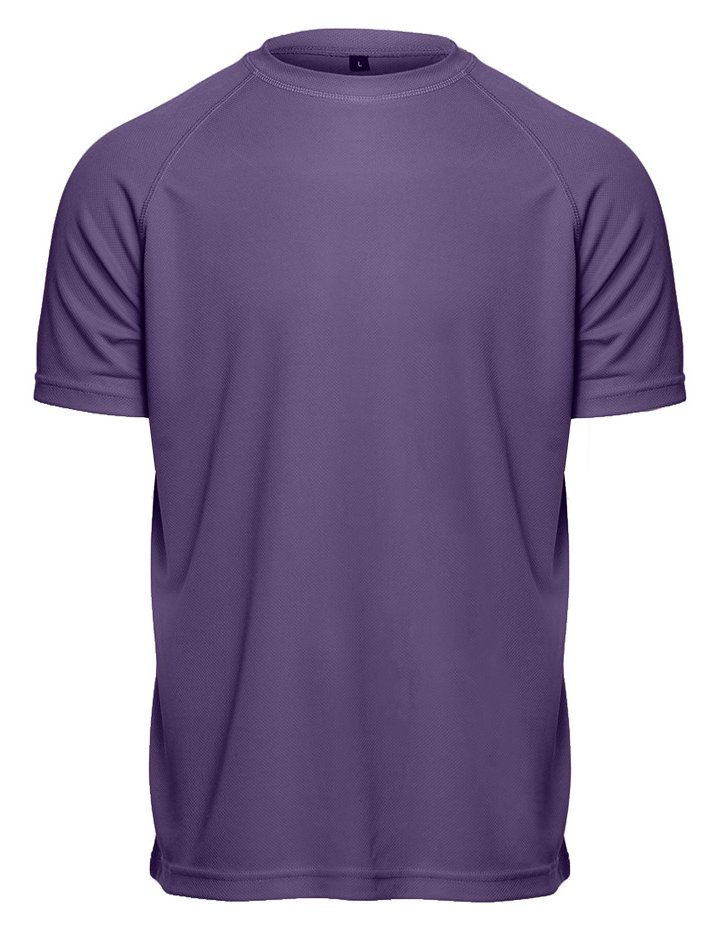 Tee-shirt respirant homme 140 g/m²  — coloris Purple #Couleur_Purple