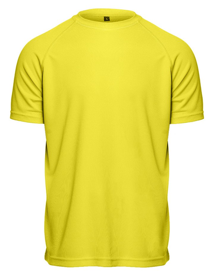 Tee-shirt respirant homme 140 g/m²  — coloris Yellow #Couleur_Yellow