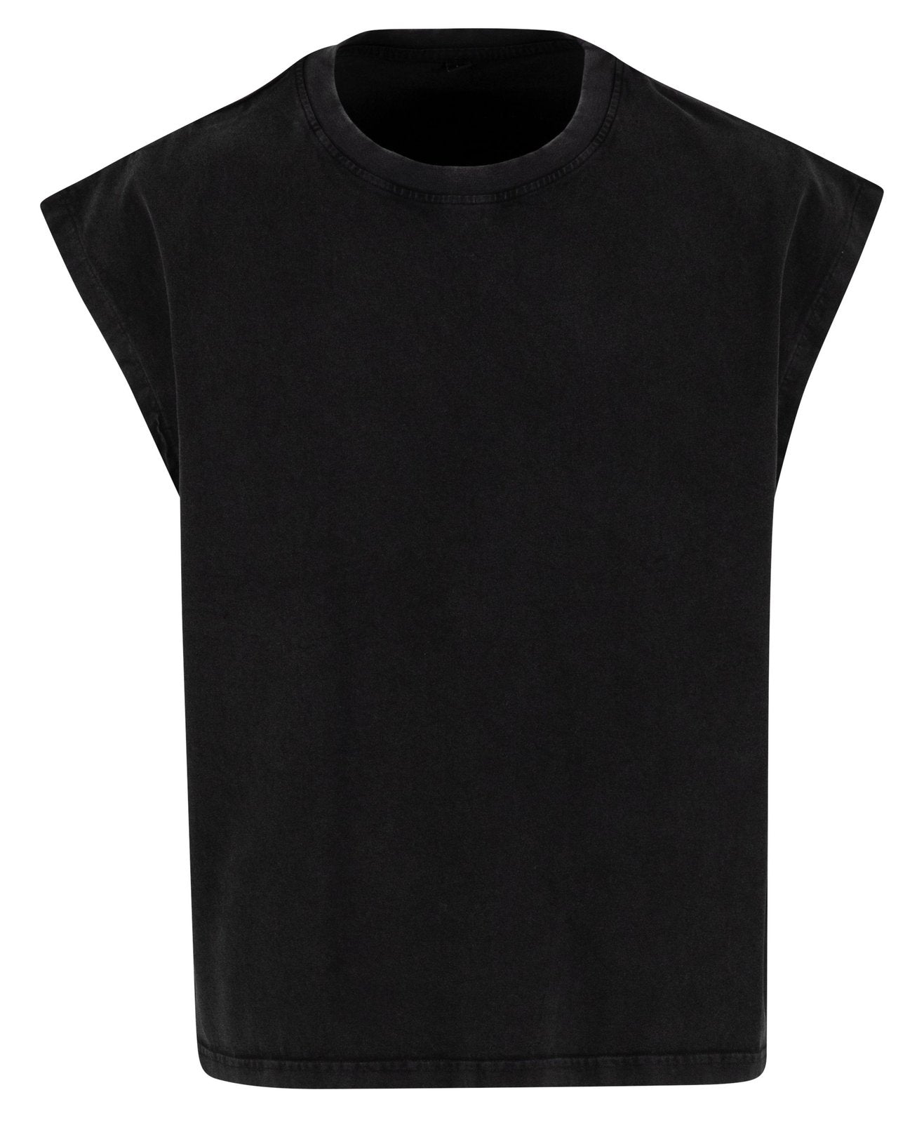 Tee-shirt sans manche vintage 240 g/m²  — coloris Black #Couleur_Black
