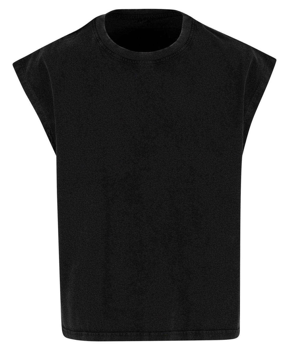 Tee-shirt sans manche vintage 240 g/m²  — coloris Black #Couleur_Black