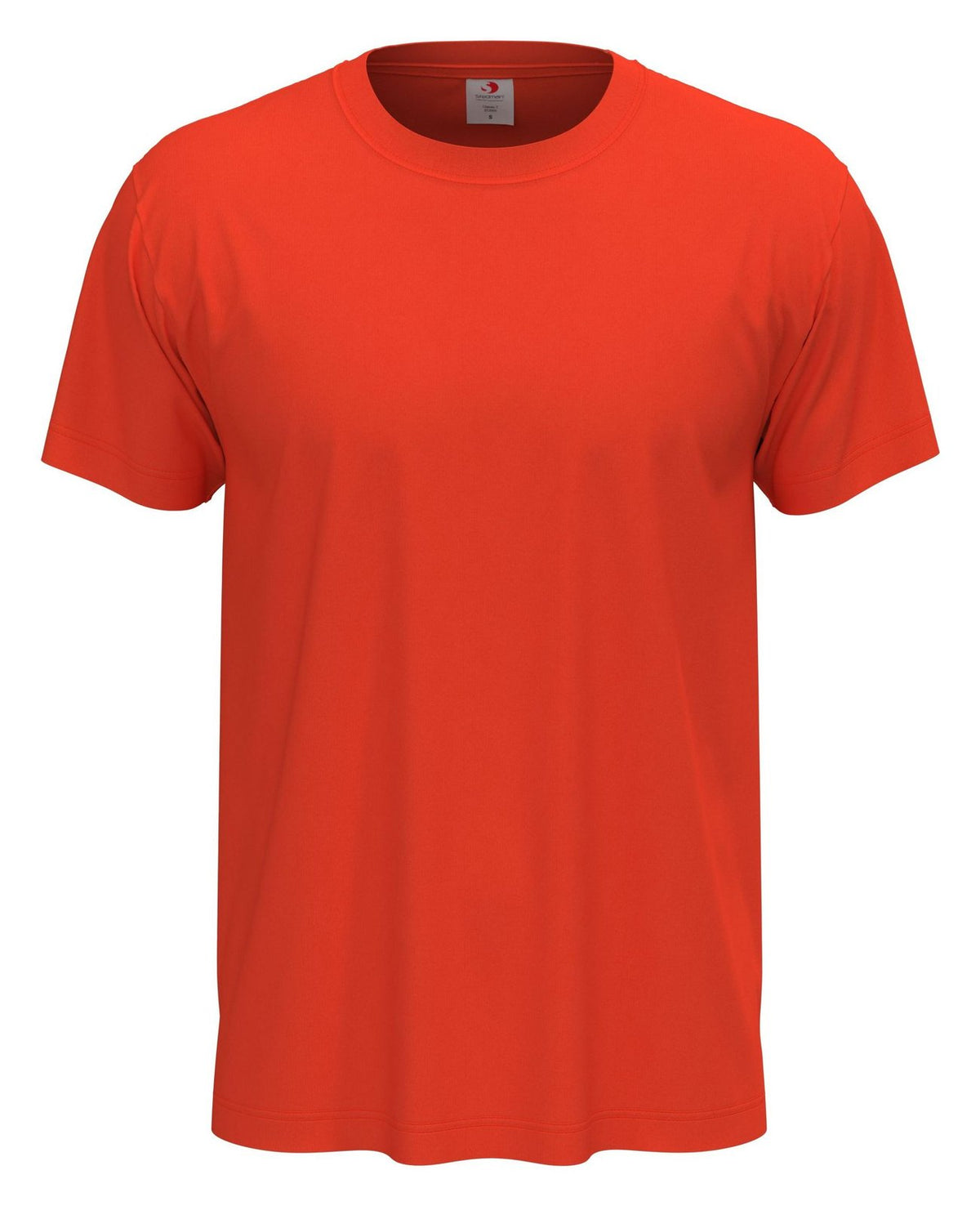 Tee-shirt unisexe col rond 155 g/m²  — coloris Brilliant Orange #Couleur_Brilliant-Orange