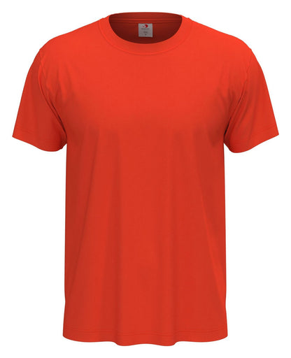 Tee-shirt unisexe col rond 155 g/m²  — coloris Brilliant Orange #Couleur_Brilliant-Orange