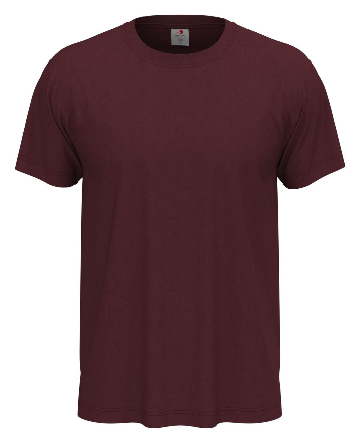 Tee-shirt unisexe col rond 155 g/m²  — coloris Burgundy Red #Couleur_Burgundy-Red