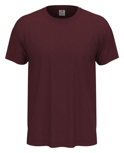 Tee-shirt unisexe col rond 155 g/m²  — coloris Burgundy Red #Couleur_Burgundy-Red