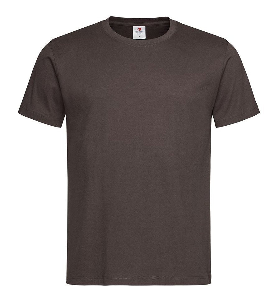 Tee-shirt unisexe col rond 155 g/m²  — coloris Dark Chocolate #Couleur_Dark-Chocolate