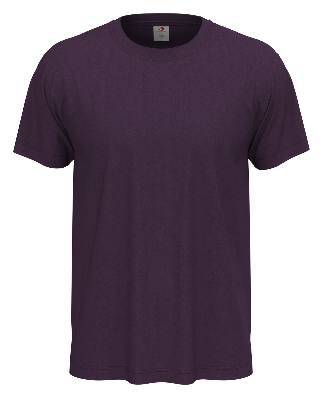 Tee-shirt unisexe col rond 155 g/m²  — coloris Deep Berry #Couleur_Deep-Berry
