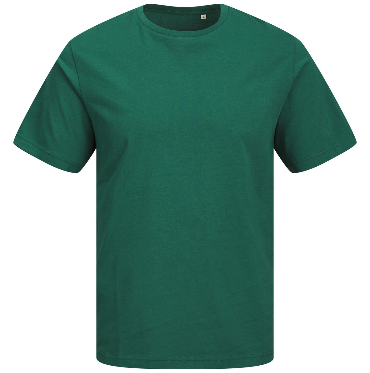 Tee-shirt unisexe en coton organique 180 g/m² — JACK&JONES - BLANKS CANVAS TEE — coloris Alpine Green #Couleur_Alpine-Green