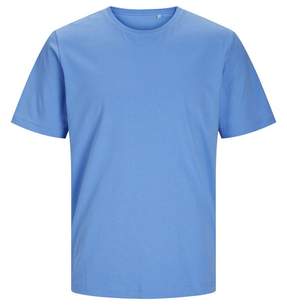 Tee-shirt unisexe en coton organique 180 g/m² — JACK&JONES - BLANKS CANVAS TEE — coloris Azure Blue #Couleur_Azure-Blue
