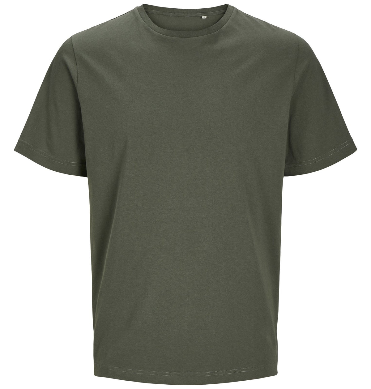 Tee-shirt unisexe en coton organique 180 g/m² — JACK&JONES - BLANKS CANVAS TEE — coloris Beetle Green #Couleur_Beetle-Green
