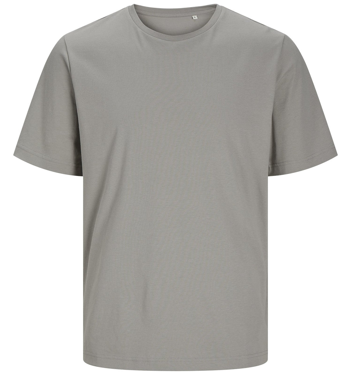 Tee-shirt unisexe en coton organique 180 g/m² — JACK&JONES - BLANKS CANVAS TEE — coloris Drizzle Grey #Couleur_Drizzle-Grey