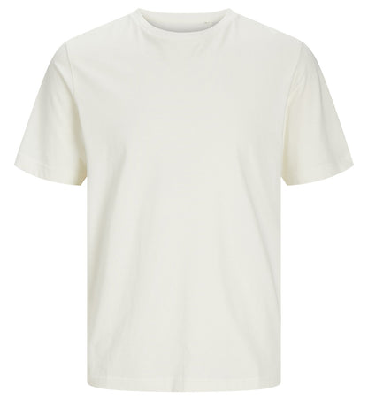 Tee-shirt unisexe en coton organique 180 g/m² — JACK&JONES - BLANKS CANVAS TEE — coloris Egret Offwhite #Couleur_Egret-Offwhite