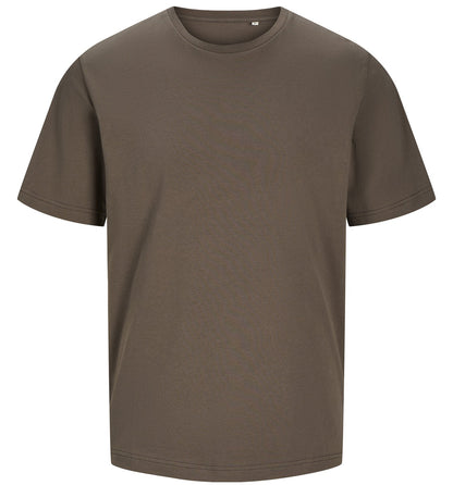Tee-shirt unisexe en coton organique 180 g/m² — JACK&JONES - BLANKS CANVAS TEE — coloris Falcon Brown #Couleur_Falcon-Brown