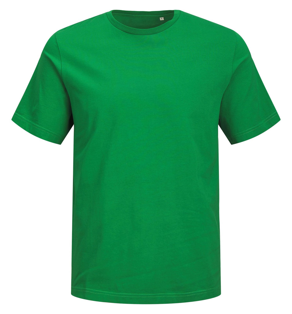 Tee-shirt unisexe en coton organique 180 g/m² — JACK&JONES - BLANKS CANVAS TEE — coloris Jolly Green #Couleur_Jolly-Green