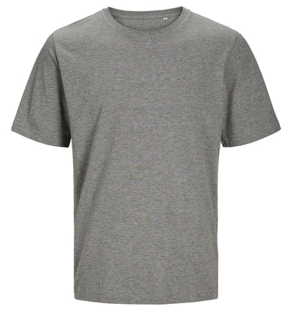 Tee-shirt unisexe en coton organique 180 g/m² — JACK&JONES - BLANKS CANVAS TEE — coloris Light Grey Melange #Couleur_Light-Grey-Melange