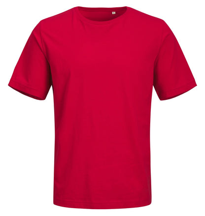 Tee-shirt unisexe en coton organique 180 g/m² — JACK&JONES - BLANKS CANVAS TEE — coloris Lipstick Red #Couleur_Lipstick-Red