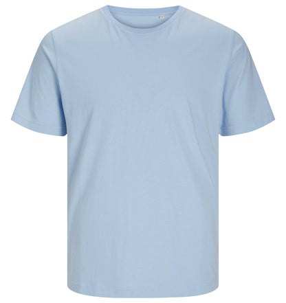 Tee-shirt unisexe en coton organique 180 g/m² — JACK&JONES - BLANKS CANVAS TEE — coloris Skyway Blue #Couleur_Skyway-Blue