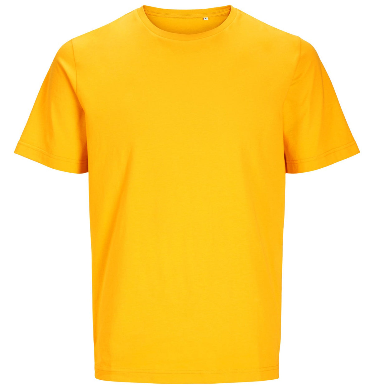 Tee-shirt unisexe en coton organique 180 g/m² — JACK&JONES - BLANKS CANVAS TEE — coloris Spectra Yellow #Couleur_Spectra-Yellow