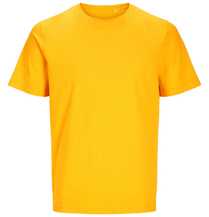 Tee-shirt unisexe en coton organique 180 g/m² — JACK&JONES - BLANKS CANVAS TEE — coloris Spectra Yellow #Couleur_Spectra-Yellow