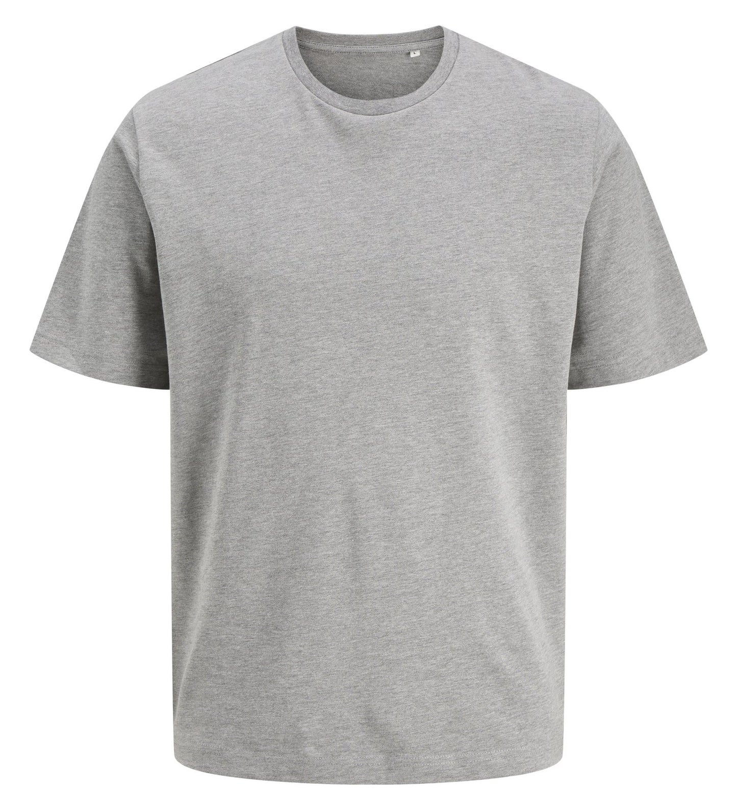 Tee-shirt unisexe en coton organique 250 g/m²  — coloris Light Grey Melange #Couleur_Light-Grey-Melange