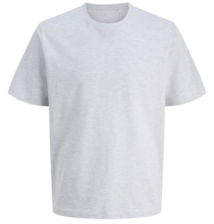 Tee-shirt unisexe en coton organique 250 g/m²  — coloris Melange White #Couleur_Melange-White
