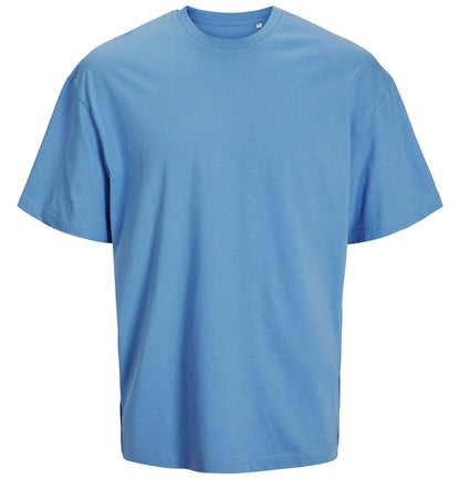 Tee-shirt unisexe oversize en coton organique 180 g/m²  — coloris Azure Blue #Couleur_Azure-Blue