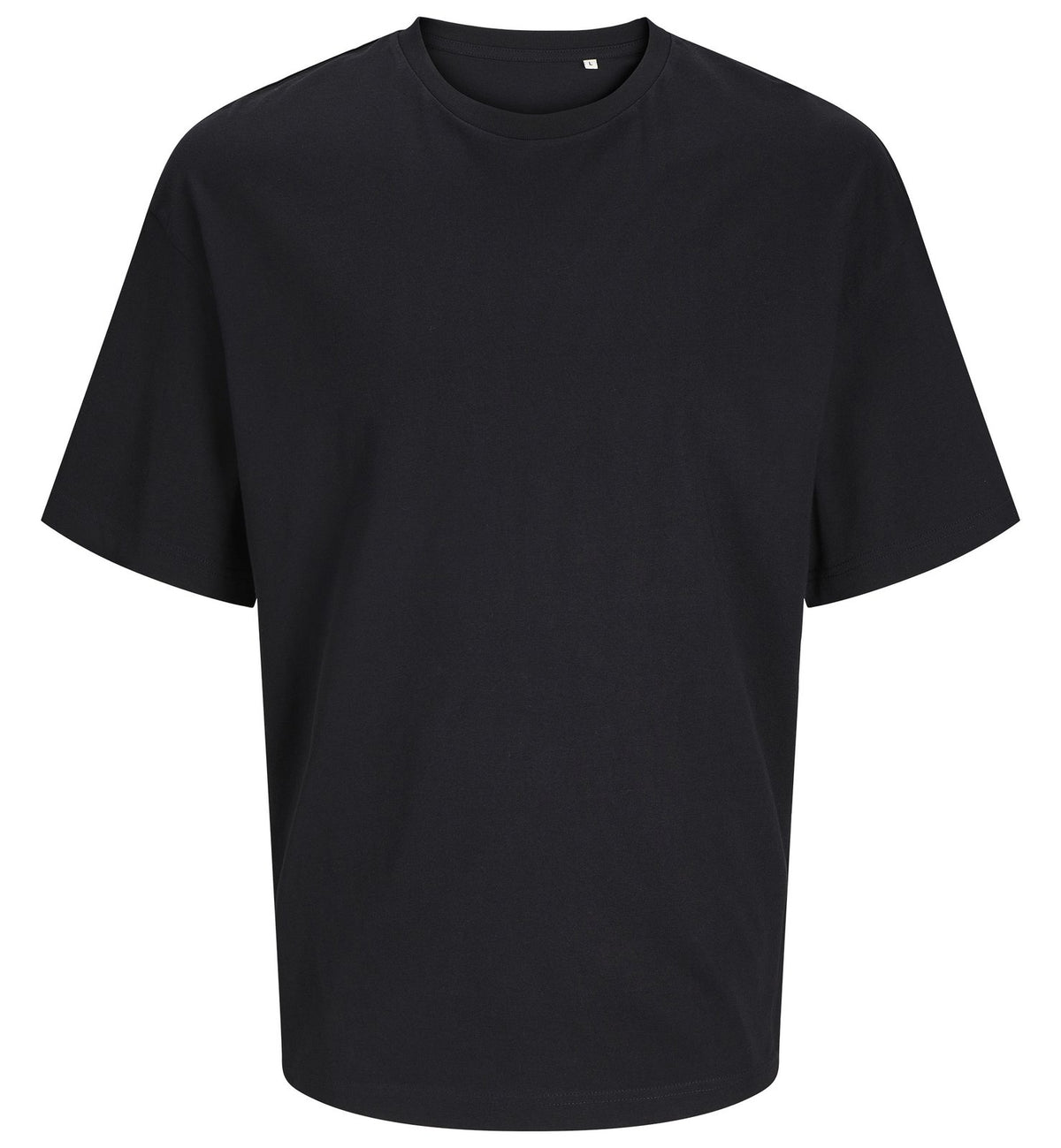 Tee-shirt unisexe oversize en coton organique 180 g/m²  — coloris Black #Couleur_Black