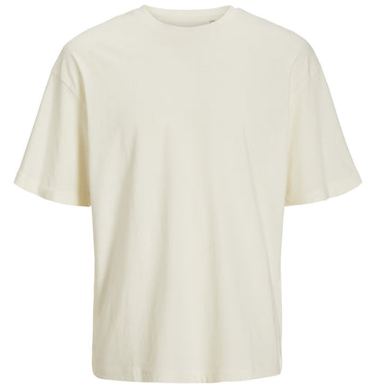 Tee-shirt unisexe oversize en coton organique 180 g/m²  — coloris Egret Offwhite #Couleur_Egret-Offwhite