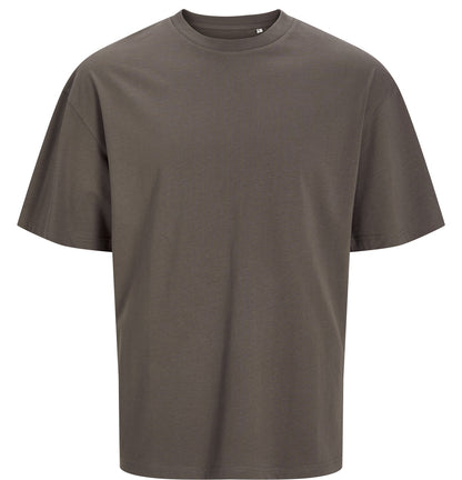 Tee-shirt unisexe oversize en coton organique 180 g/m²  — coloris Falcon Brown #Couleur_Falcon-Brown