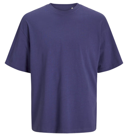 Tee-shirt unisexe oversize en coton organique 180 g/m²  — coloris Skipper Blue #Couleur_Skipper-Blue
