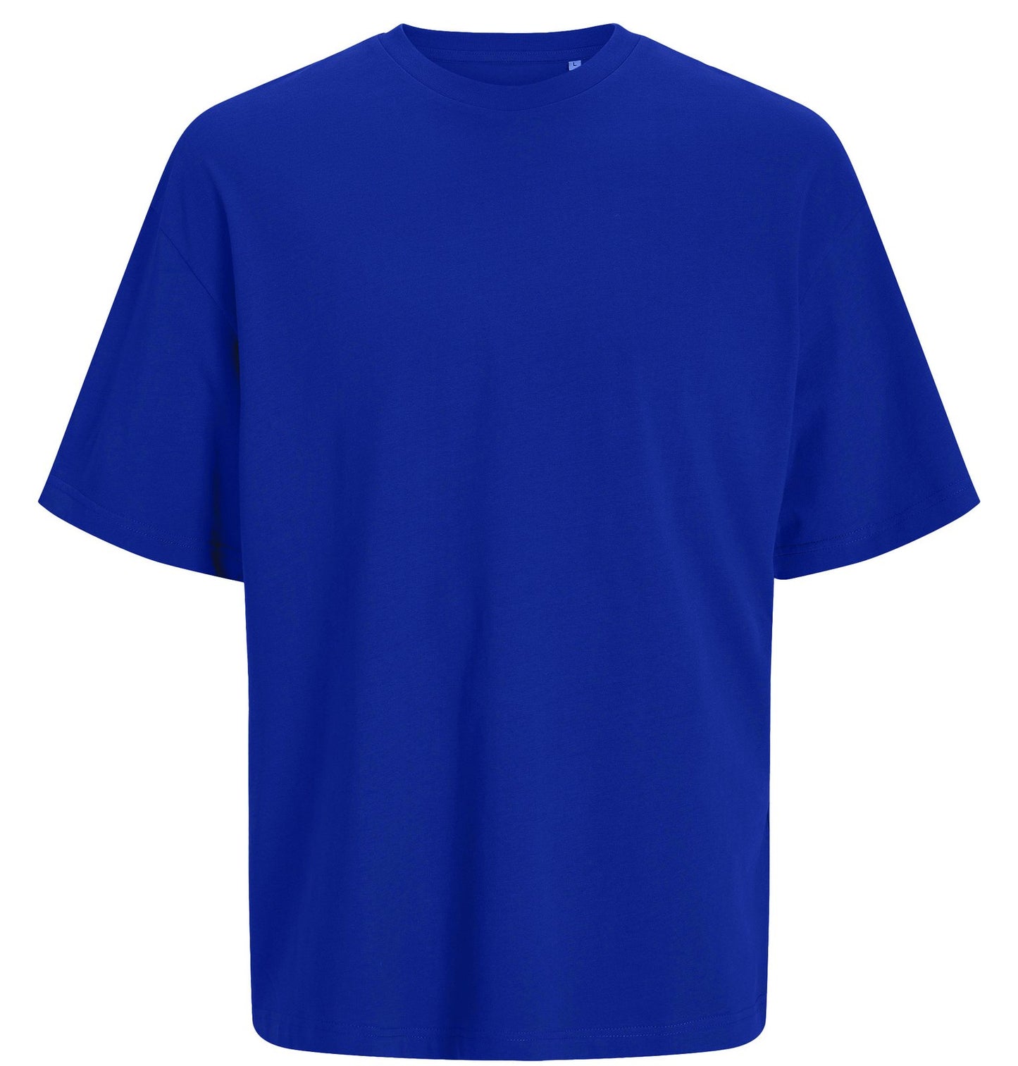 Tee-shirt unisexe oversize en coton organique 180 g/m²  — coloris Surf The Web Blue #Couleur_Surf-The-Web-Blue