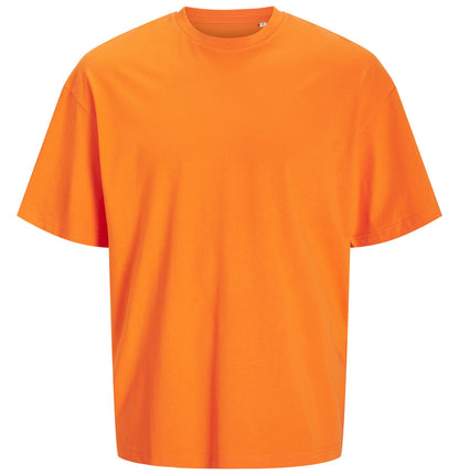 Tee-shirt unisexe oversize en coton organique 180 g/m²  — coloris Vibrant Orange #Couleur_Vibrant-Orange