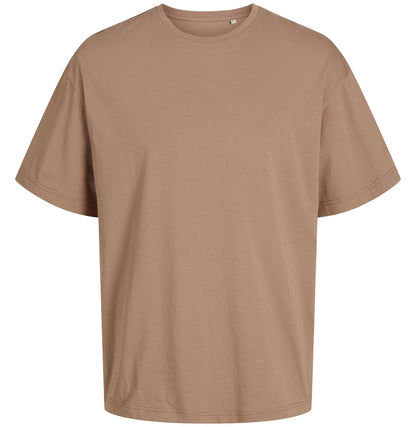 Tee-shirt unisexe oversize en coton organique 180 g/m²  — coloris Warm Taupe Sand #Couleur_Warm-Taupe-Sand