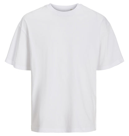 Tee-shirt unisexe oversize en coton organique 180 g/m²  — coloris White #Couleur_White