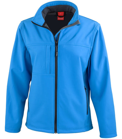 Veste classique Softshell 3 couches 320 g/m²  — coloris Azure #Couleur_Azure
