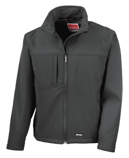 Veste classique Softshell 3 couches 320 g/m²  — coloris Black #Couleur_Black