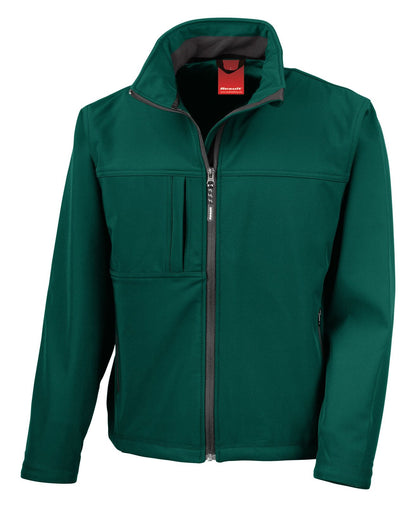 Veste classique Softshell 3 couches 320 g/m²  — coloris Bottle Green #Couleur_Bottle-Green