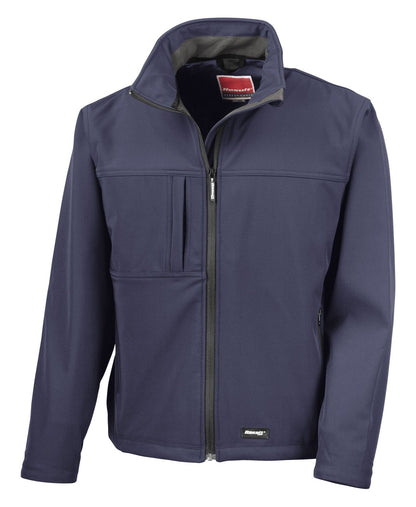 Veste classique Softshell 3 couches 320 g/m²  — coloris Navy #Couleur_Navy