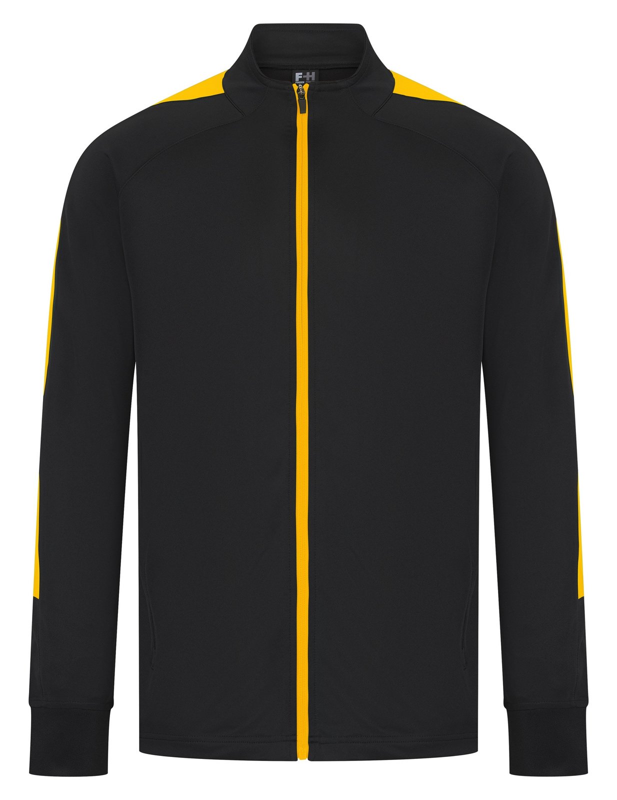 Veste de sport contrastée 250 g/m²  — coloris Black / Gold #Couleur_Black-/-Gold