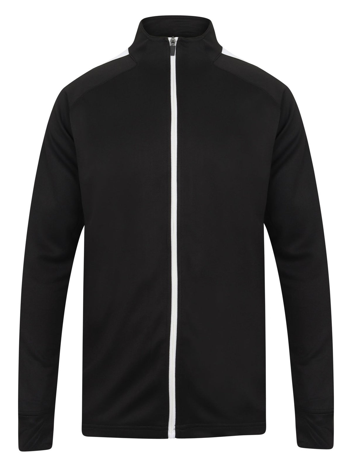 Veste de sport contrastée 250 g/m²  — coloris Black / White #Couleur_Black-/-White
