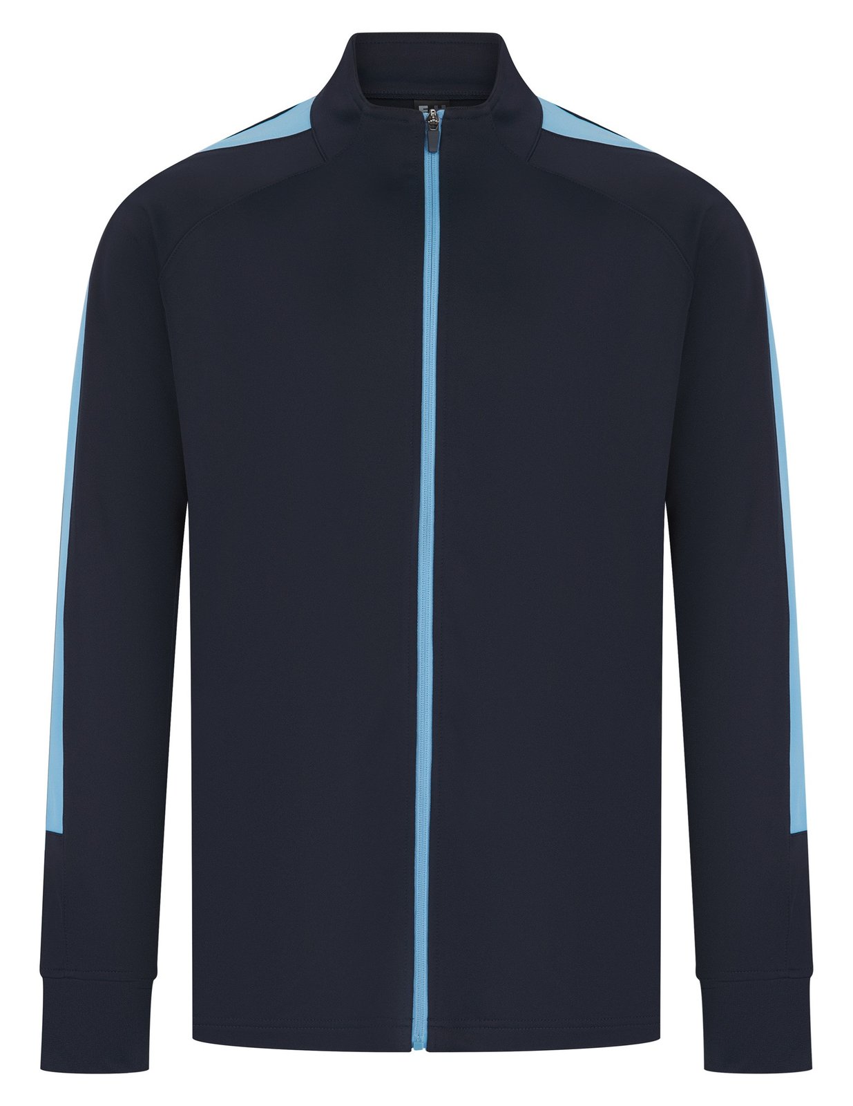 Veste de sport contrastée 250 g/m²  — coloris Navy / Sky #Couleur_Navy-/-Sky